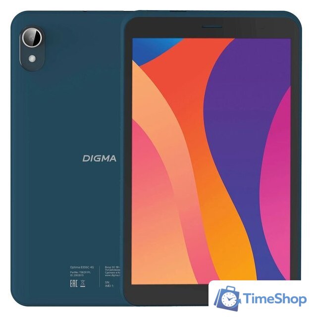 Планшет Digma Optima 8306C 4G 4GB/64GB (синий) - Изображение №1 — Интернет-магазин Time-Shop