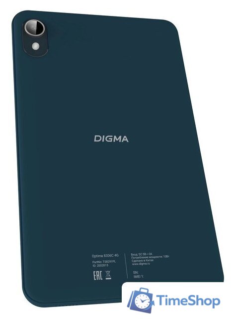 Планшет Digma Optima 8306C 4G 4GB/64GB (синий) - Изображение №5 — Интернет-магазин Time-Shop