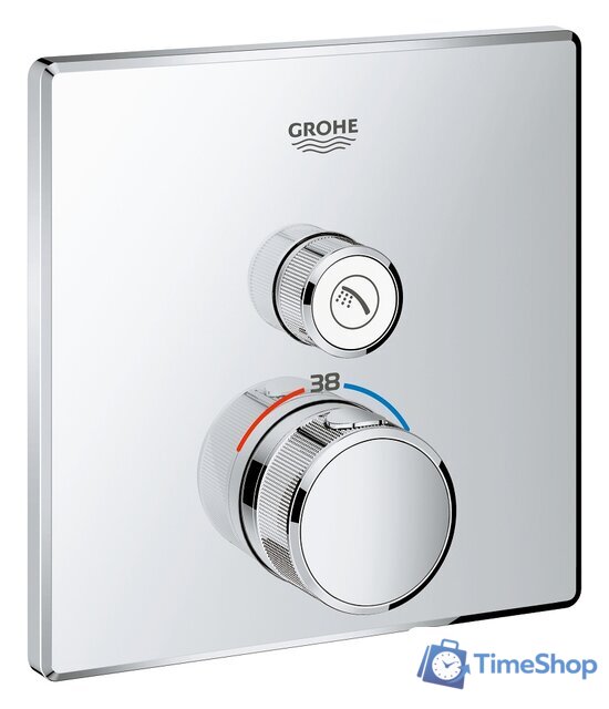 Смеситель без скрытого механизма Grohe Grohtherm SmartControl 29123000 - Изображение №1 — Интернет-магазин Time-Shop
