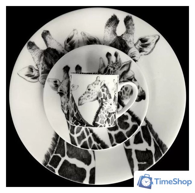 Тарелка обеденная Taitu Wild Spirit Giraffe 12-1-1-B - Изображение №2 — Интернет-магазин Time-Shop