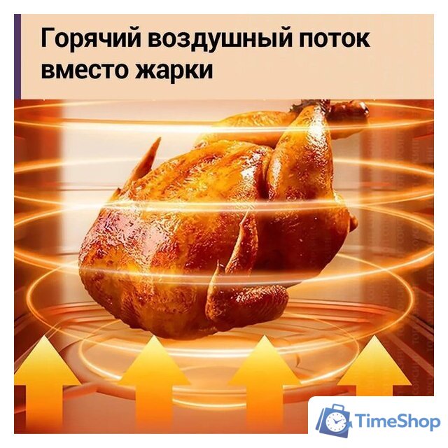 Аэрогриль (аэрофритюрница) KaringBee JD689 (черный) - Изображение №11 — Интернет-магазин Time-Shop