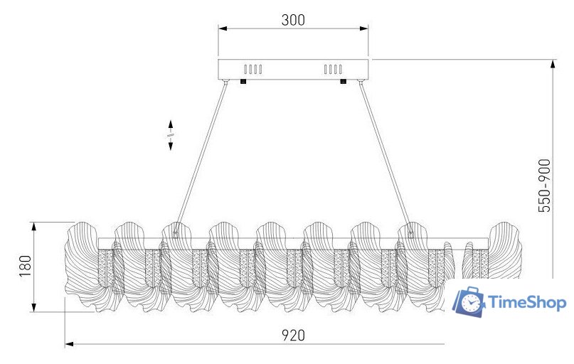 Подвесная люстра Bogate's 90376/1 - Изображение №6 — Интернет-магазин Time-Shop