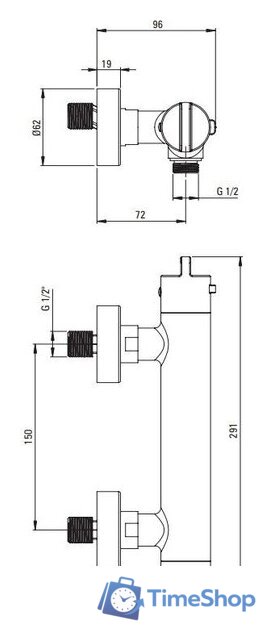 Смеситель Deante Br Gold BCH R4BT - Изображение №5 — Интернет-магазин Time-Shop