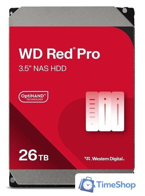 Жесткий диск WD Red Pro 26TB WD260KFGX - Изображение №1 — Интернет-магазин Time-Shop