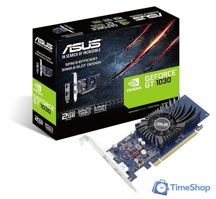 Видеокарта ASUS GeForce GT 1030 2GB GDDR5 - Изображение №5 — Интернет-магазин Time-Shop