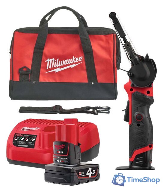Ленточная шлифмашина Milwaukee M12 Fuel FBFL13-402B (с 2-мя АКБ, сумка) - Изображение №1 — Интернет-магазин Time-Shop