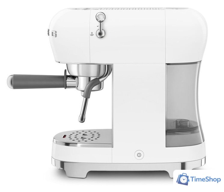 Рожковая кофеварка Smeg ECF02WHEU - Изображение №2 — Интернет-магазин Time-Shop
