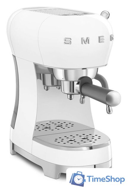 Рожковая кофеварка Smeg ECF02WHEU - Изображение №3 — Интернет-магазин Time-Shop