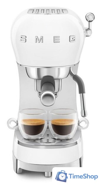 Рожковая кофеварка Smeg ECF02WHEU - Изображение №5 — Интернет-магазин Time-Shop