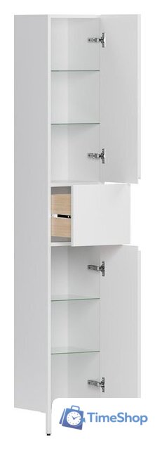  Belux Шкаф-пенал Минск П 30-01 (1, белый глянцевый) - Изображение №2 — Интернет-магазин Time-Shop