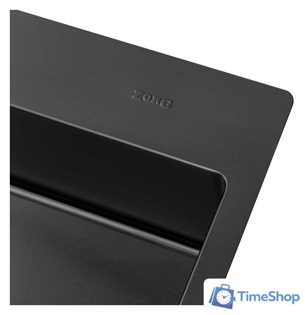 Кухонная мойка ZorG ZRN 5080 Premium L PVD Gunblack - Изображение №8 — Интернет-магазин Time-Shop