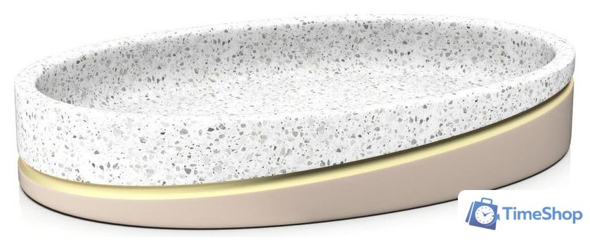 Аксессуары для ванной и туалета FORA Terrazzо (4 предмета) - Изображение №3 — Интернет-магазин Time-Shop