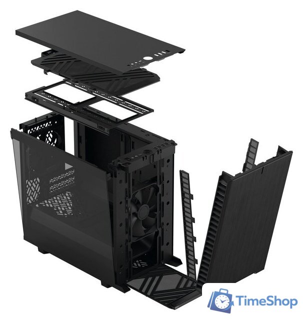 Корпус Fractal Design Define 7 Nano Black TG Light Tint FD-C-DEF7N-02 - Изображение №4 — Интернет-магазин Time-Shop