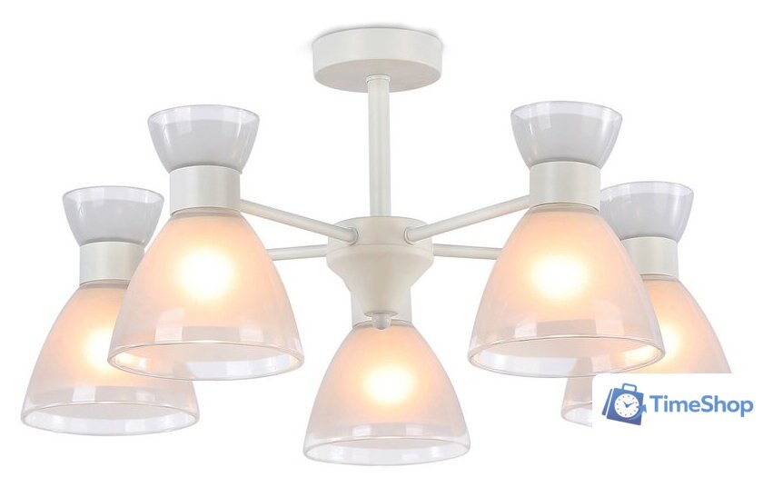 Припотолочная люстра Ambrella light TR3179/5 WH (белый) - Изображение №1 — Интернет-магазин Time-Shop