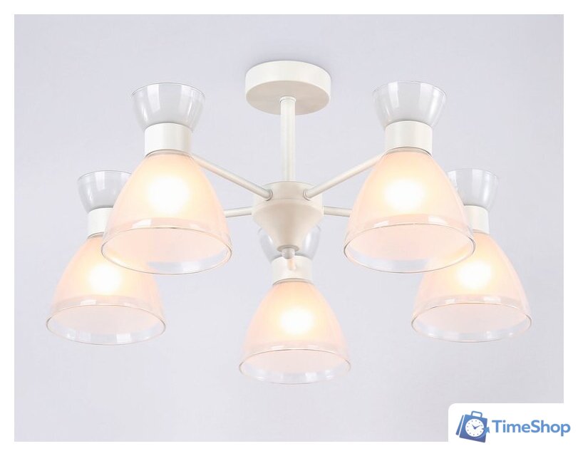 Припотолочная люстра Ambrella light TR3179/5 WH (белый) - Изображение №2 — Интернет-магазин Time-Shop