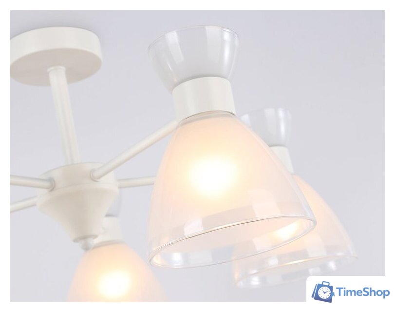Припотолочная люстра Ambrella light TR3179/5 WH (белый) - Изображение №5 — Интернет-магазин Time-Shop