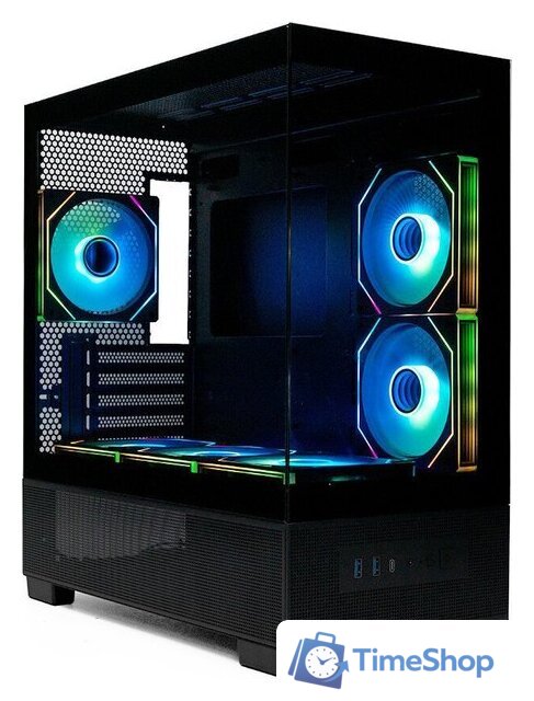 Корпус XASTRA Q500M 6ARGB-C10-UC (черный) - Изображение №7 — Интернет-магазин Time-Shop