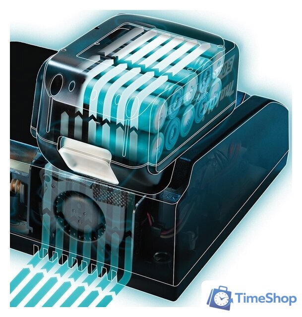 Зарядное устройство Makita DC18RE (10.8-18В) - Изображение №5 — Интернет-магазин Time-Shop