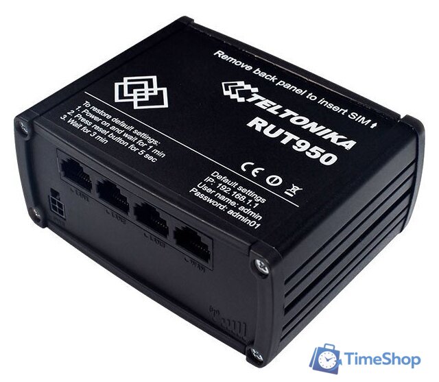 4G Wi-Fi роутер Teltonika RUT950 - Изображение №3 — Интернет-магазин Time-Shop