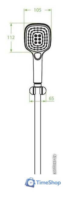 Душевой гарнитур  Laveo Zorita NLZ 70AD - Изображение №2 — Интернет-магазин Time-Shop