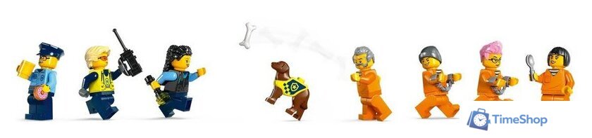 Конструктор LEGO City 60419 Полицейская тюрьма на острове - Изображение №8 — Интернет-магазин Time-Shop