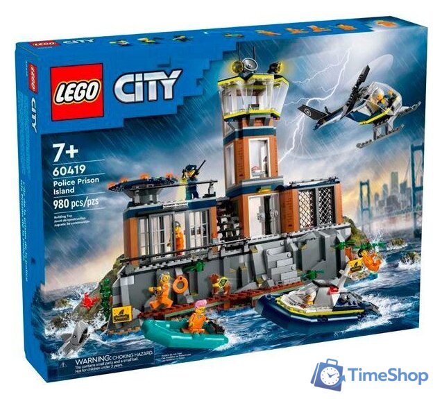 Конструктор LEGO City 60419 Полицейская тюрьма на острове - Изображение №1 — Интернет-магазин Time-Shop