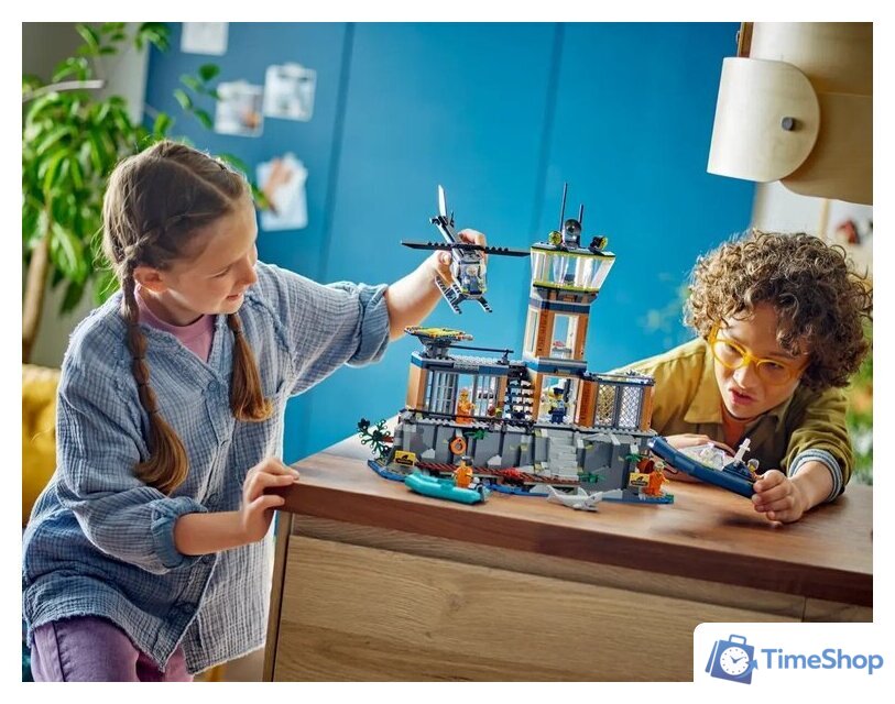 Конструктор LEGO City 60419 Полицейская тюрьма на острове - Изображение №9 — Интернет-магазин Time-Shop