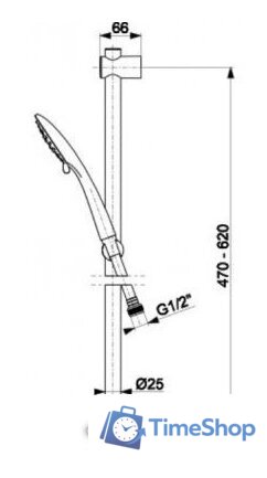 Душевой гарнитур  Armatura 841-365-00 - Изображение №2 — Интернет-магазин Time-Shop