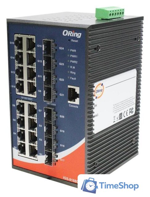 Управляемый коммутатор 2-го уровня ORing IGS-9168GP - Изображение №1 — Интернет-магазин Time-Shop