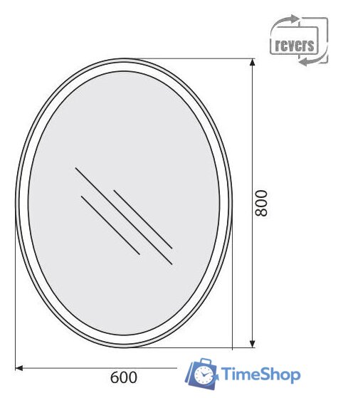  BelBagno Зеркало SPC-VST-600-800-LED-TCH - Изображение №4 — Интернет-магазин Time-Shop