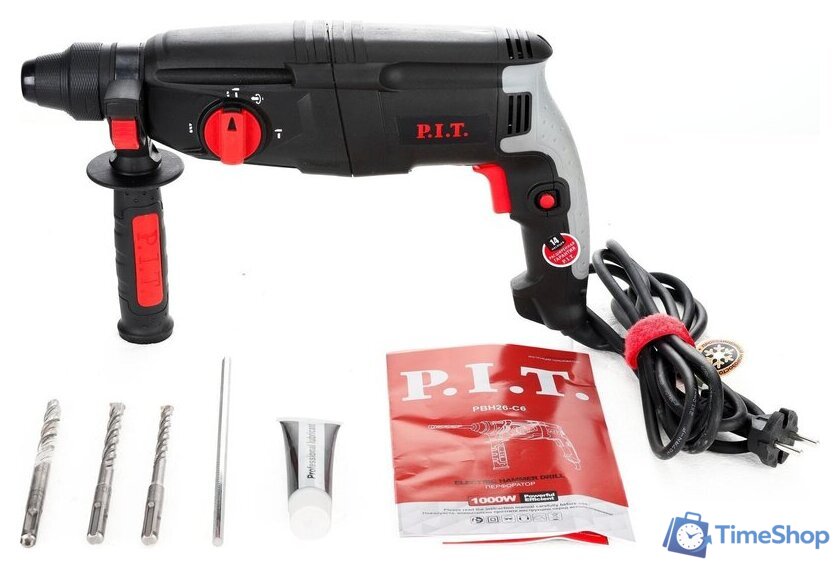 Перфоратор P.I.T. PBH26-C6 (кейс) - Изображение №5 — Интернет-магазин Time-Shop