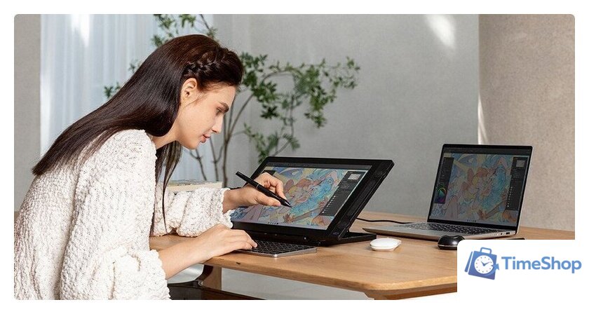 Графический монитор Huion Kamvas 16 Gen 3 GS1563 (черный) - Изображение №12 — Интернет-магазин Time-Shop