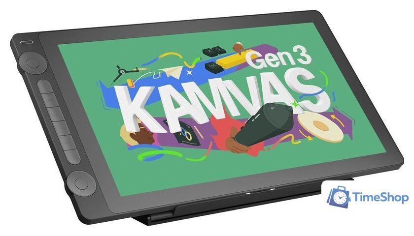 Графический монитор Huion Kamvas 16 Gen 3 GS1563 (черный) - Изображение №3 — Интернет-магазин Time-Shop