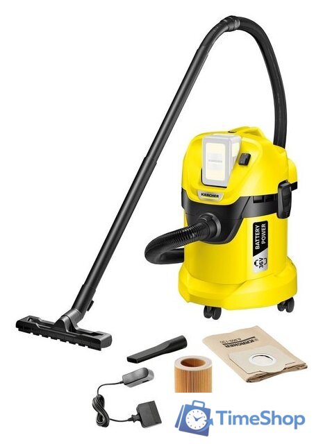 Пылесос Karcher WD 3 Battery Set 1.629-911.0 - Изображение №1 — Интернет-магазин Time-Shop