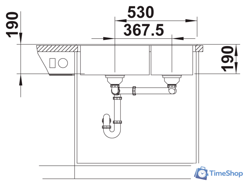 Кухонная мойка Blanco Legra 8 526226 (белый) - Изображение №4 — Интернет-магазин Time-Shop