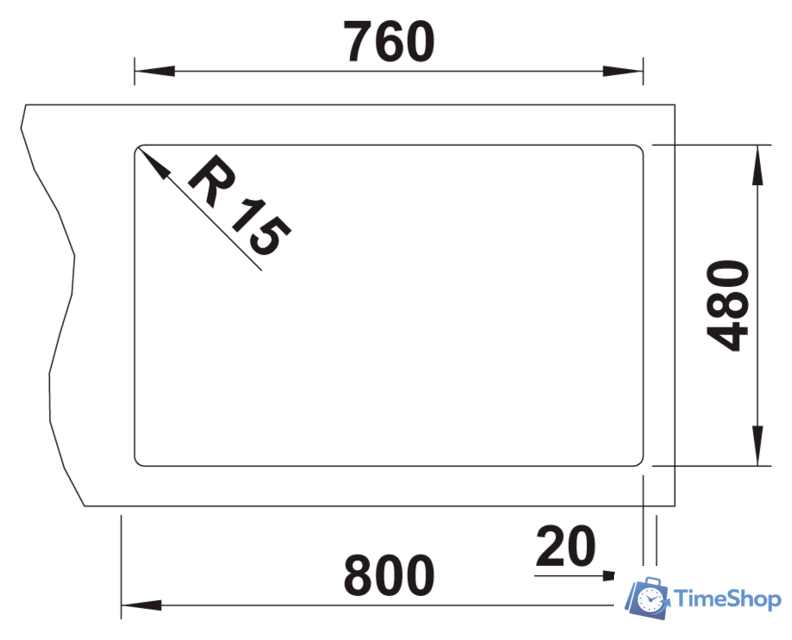 Кухонная мойка Blanco Legra 8 526226 (белый) - Изображение №3 — Интернет-магазин Time-Shop