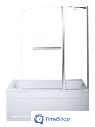 Стеклянная шторка для ванны Aquanet SG-1200 150x120 (прозрачное стекло) - Изображение №1 — Интернет-магазин Time-Shop