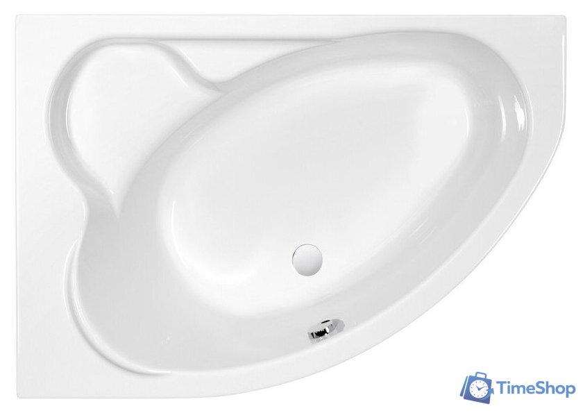 Ванна Cersanit Kaliope 153x100 L (с ножками и экраном) - Изображение №1 — Интернет-магазин Time-Shop