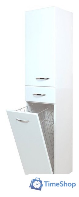  Onika Шкаф-пенал для ванной Модерн 32.17 L с корзиной (403211) - Изображение №1 — Интернет-магазин Time-Shop