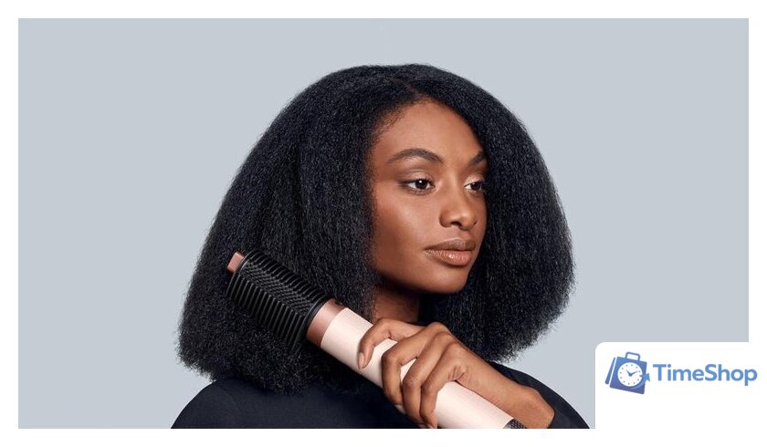 Фен-стайлер Dyson Airwrap Co-anda2x HS09 Curly+Coily (евровилка, керамический розовый/розовое золото) - Изображение №6 — Интернет-магазин Time-Shop