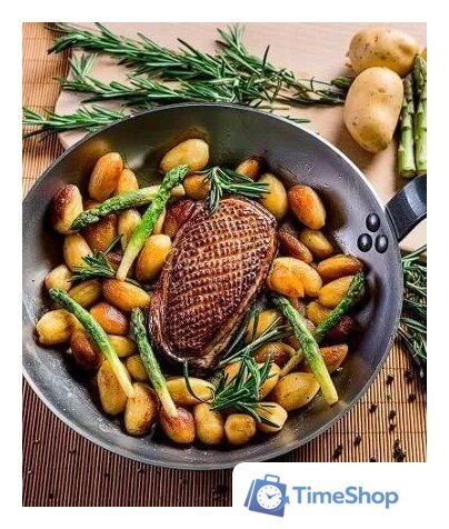 Сковорода-гриль De Buyer Carbone Plus 5530.30 - Изображение №6 — Интернет-магазин Time-Shop