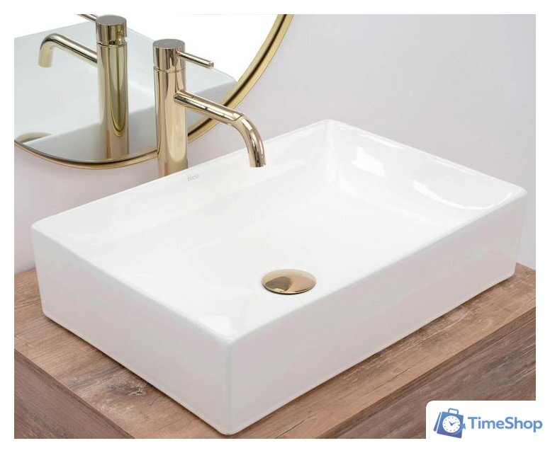 Умывальник Rea Inga (белый) - Изображение №4 — Интернет-магазин Time-Shop