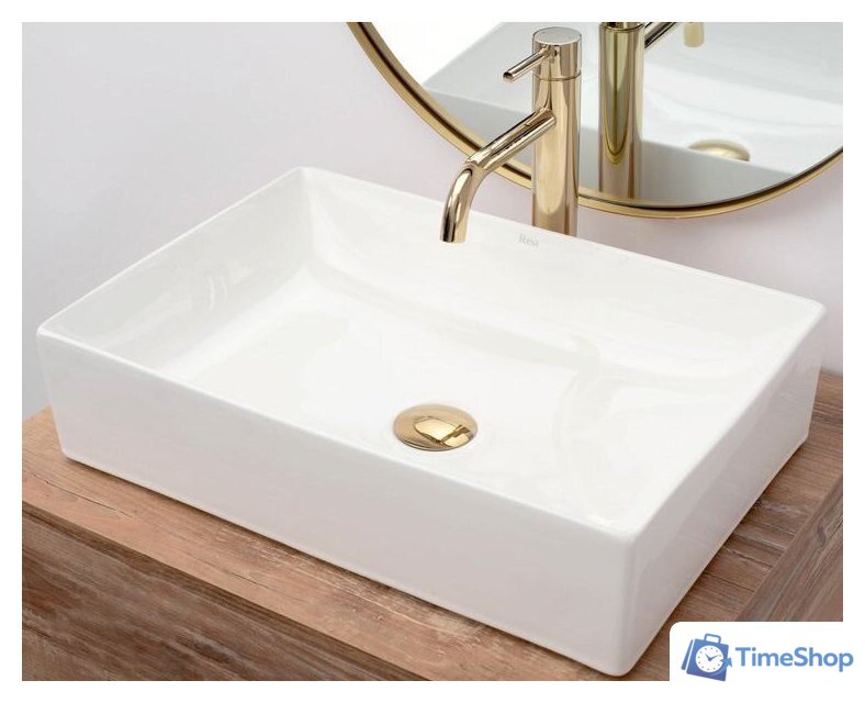 Умывальник Rea Inga (белый) - Изображение №3 — Интернет-магазин Time-Shop