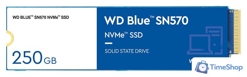 SSD WD Blue SN570 250GB WDS250G3B0C - Изображение №1 — Интернет-магазин Time-Shop