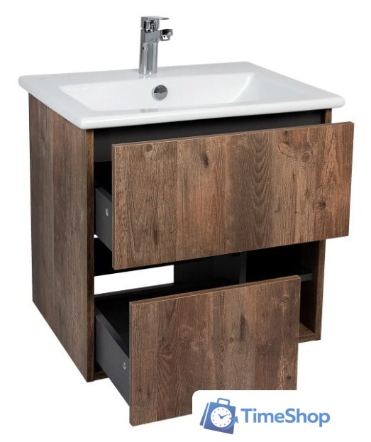  Viant Тумба под умывальник Люксембург Элина 60 VLUX60ELD-T2YP (дерево) - Изображение №3 — Интернет-магазин Time-Shop