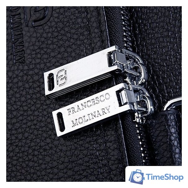 Мужская сумка Francesco Molinary 356-Q8171-7-BLK - Изображение №5 — Интернет-магазин Time-Shop
