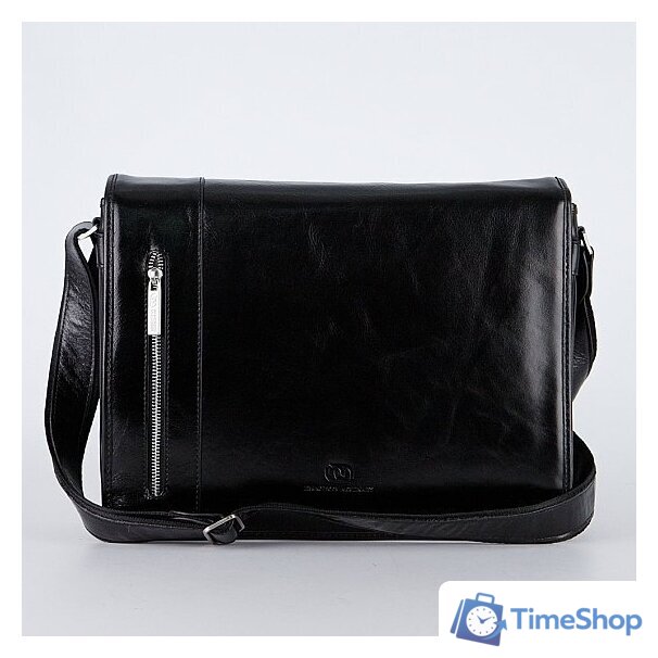 Мужская сумка Francesco Molinary 356-Q8171-7-BLK - Изображение №6 — Интернет-магазин Time-Shop