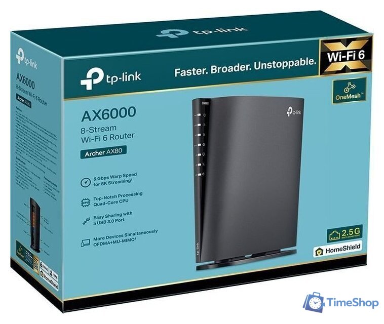 Wi-Fi роутер TP-Link Archer AX80(EU) - Изображение №7 — Интернет-магазин Time-Shop