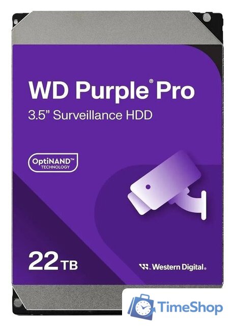 Жесткий диск WD Purple Pro 22TB WD221PURP - Изображение №1 — Интернет-магазин Time-Shop