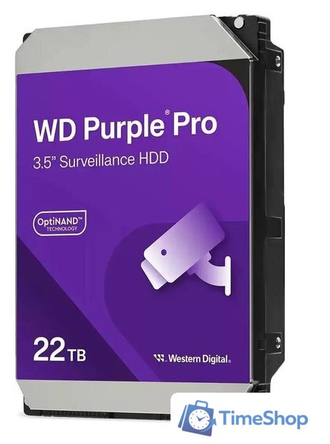 Жесткий диск WD Purple Pro 22TB WD221PURP - Изображение №2 — Интернет-магазин Time-Shop